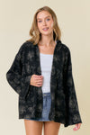 Black Hoodie Cardigan