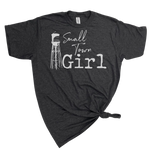 SMALL TOWN GIRL T-SHIRT: HEATHER GRAPHITE Tee