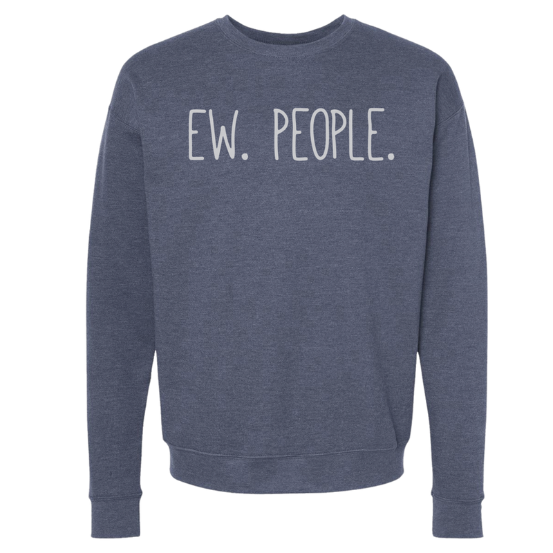 EW PEOPLE Crew Sweatshirt: Heather Navy