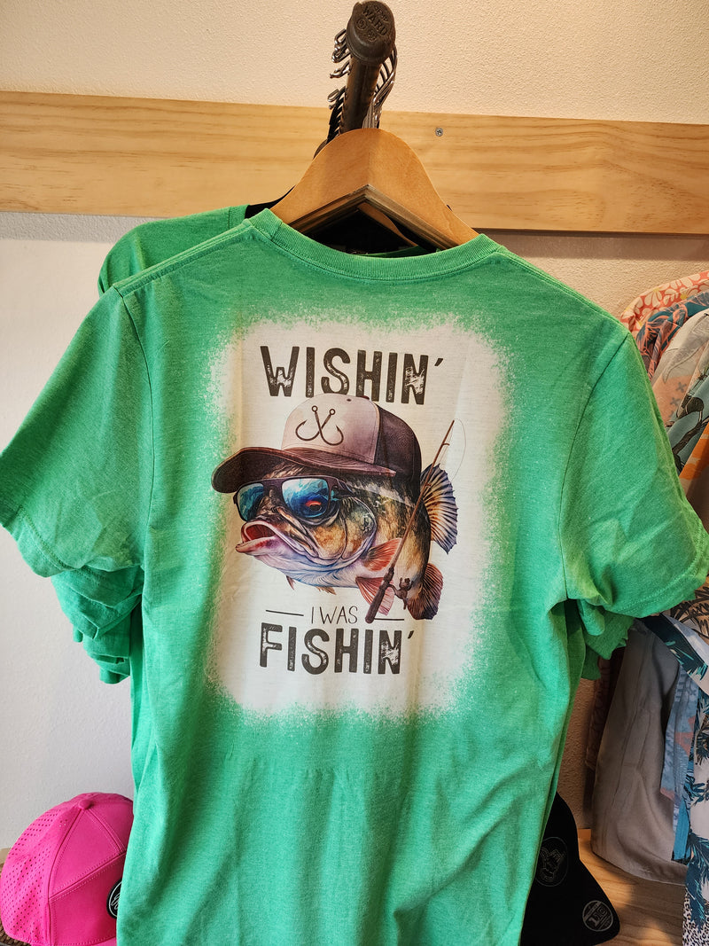 Fishing Bleached Tee