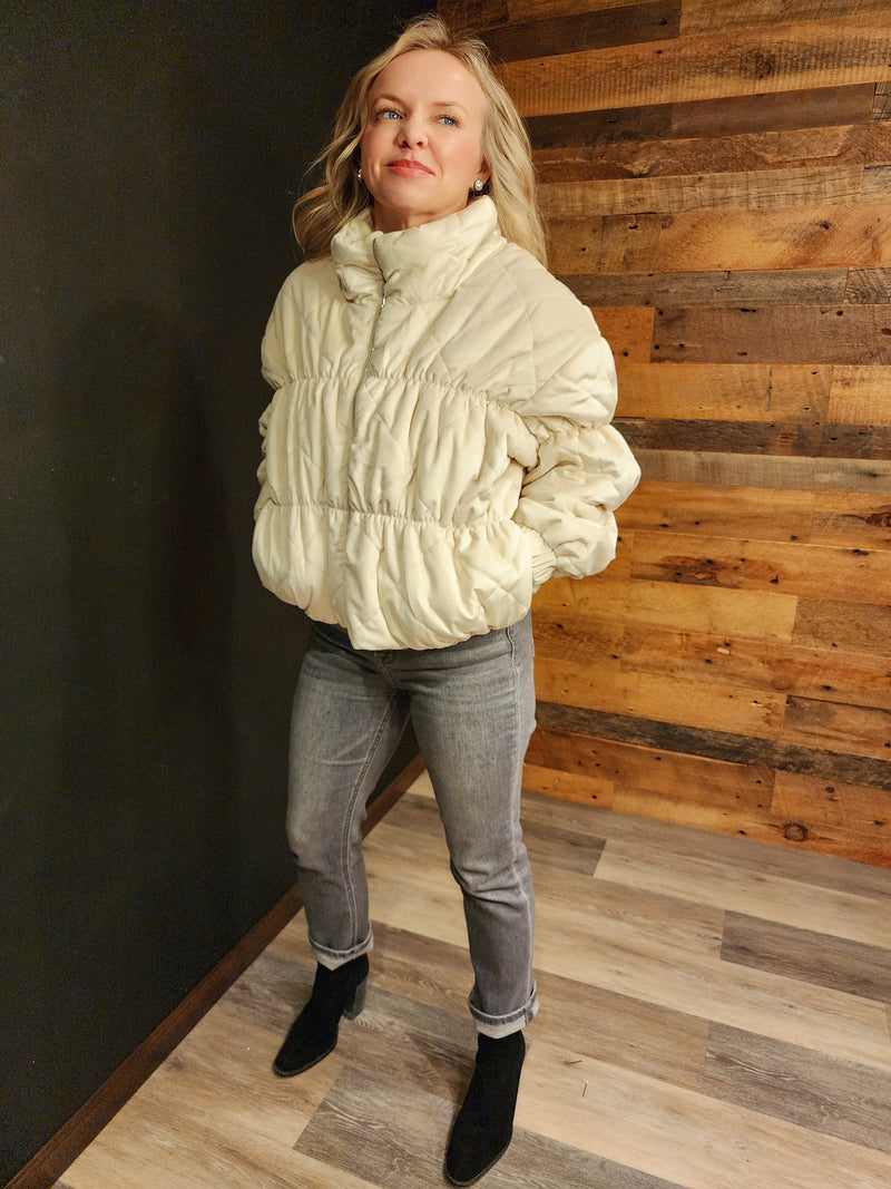 Cosmic Quilted Coat