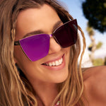 Glendale Sunglasses - Candy Pink Mirror