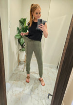 Ladies REV Slim Fit Jogger - Olive