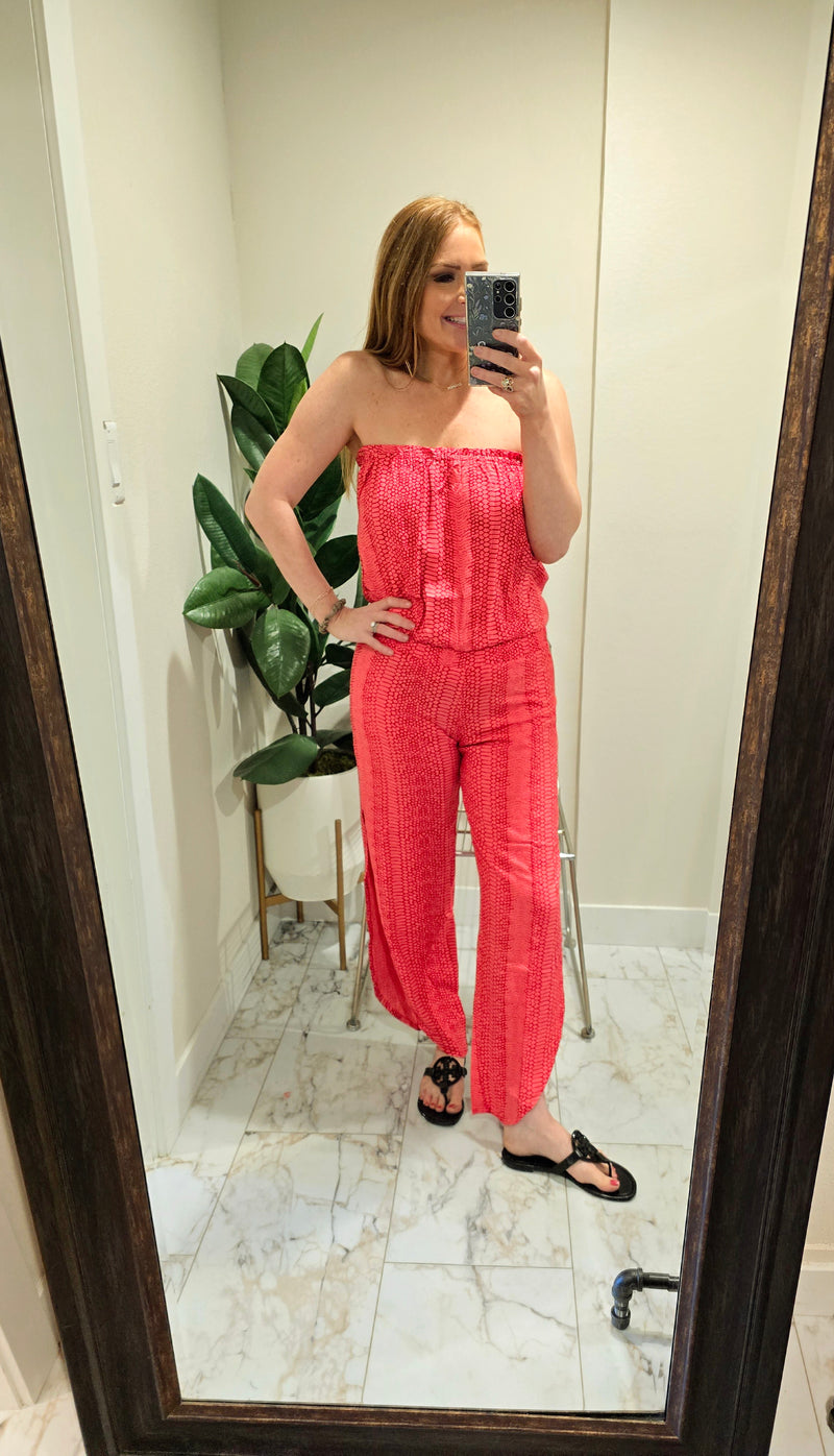 Seychelle Jumpsuit - Coral