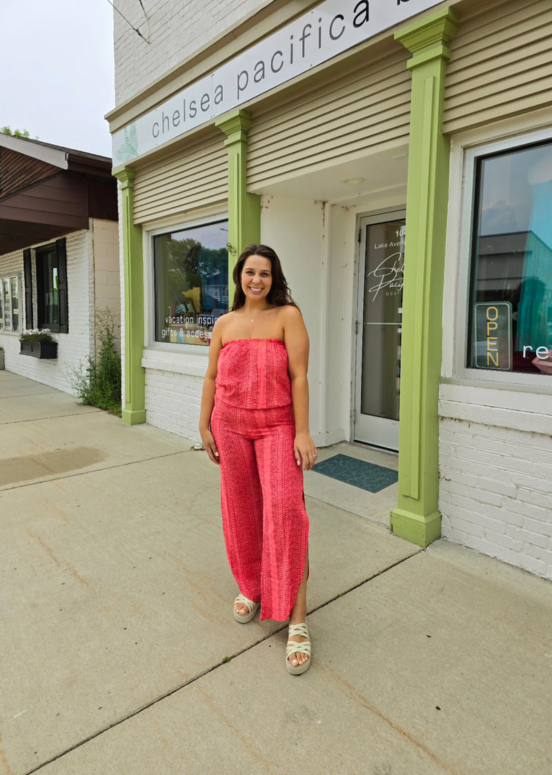 Seychelle Jumpsuit - Coral