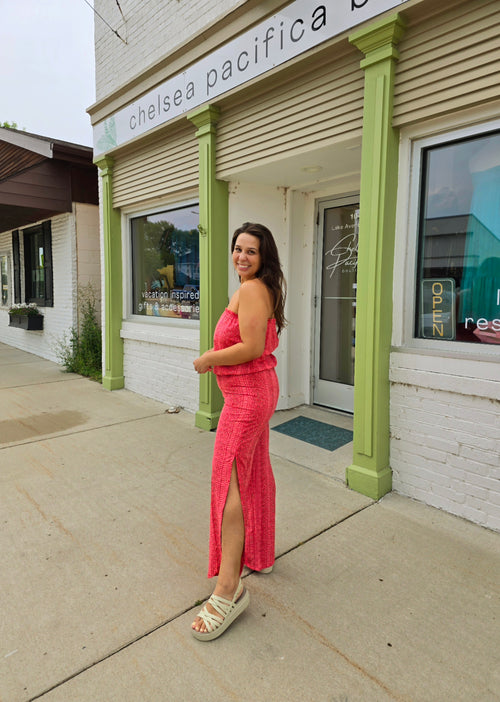 Seychelle Jumpsuit - Coral