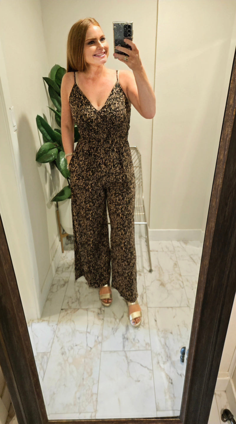 Opal Jumpsuit - Woodsy Black