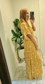 Poppy Dress - Aloha Mustard