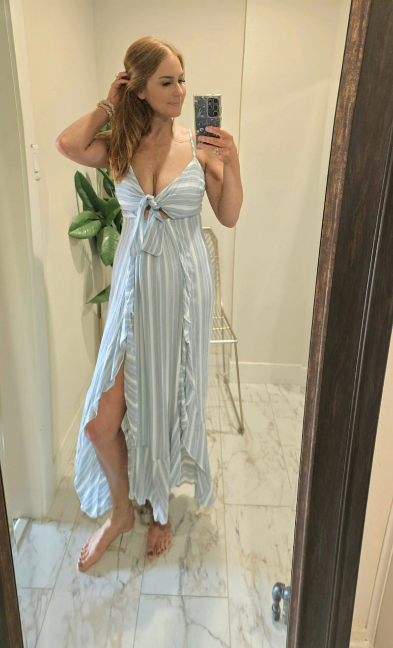 Blue Stripe Dress