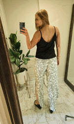 Haven Pant - Frangipani Silver