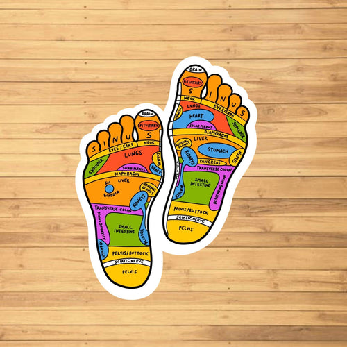 Reflexology Sticker