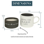 Lake - Stacking Mug Candle Set