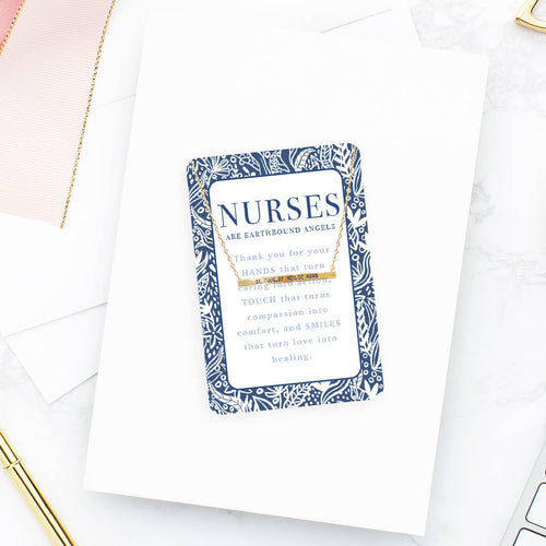 Nurses are Angels Keepsake Card