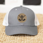 Talk Birdie to Me Golf Grey & White Snapback