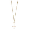 Mom - Mother of Pearl - 14K Gold Plated Necklace