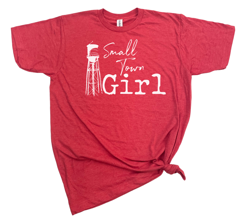 SMALL TOWN GIRL T-SHIRT: HEATHER GRAPHITE Tee