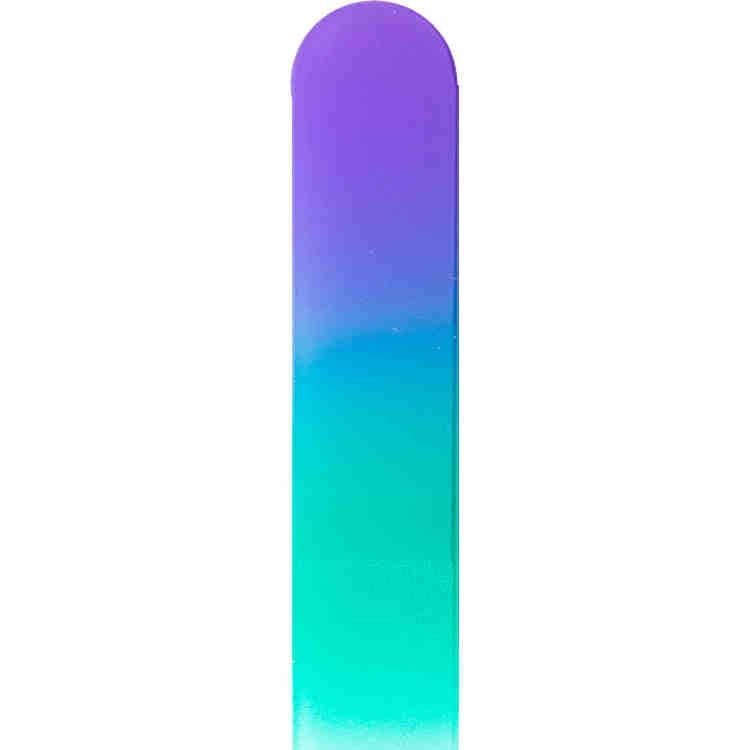 Violet Aqua Glass Nail File