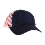 Unisex Chenille Flag Hat - Navy