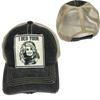 I BEG YOUR PARTON BALL CAP: Charcoal with brown stitching