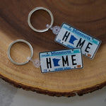 Minnesota Home License Plate Keychain