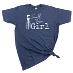 SMALL TOWN GIRL T-SHIRT: HEATHER GRAPHITE Tee