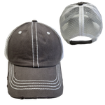 I BEG YOUR PARTON BALL CAP: Black with Black Mesh