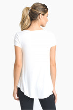 Longline V-Neck Pocket Tee