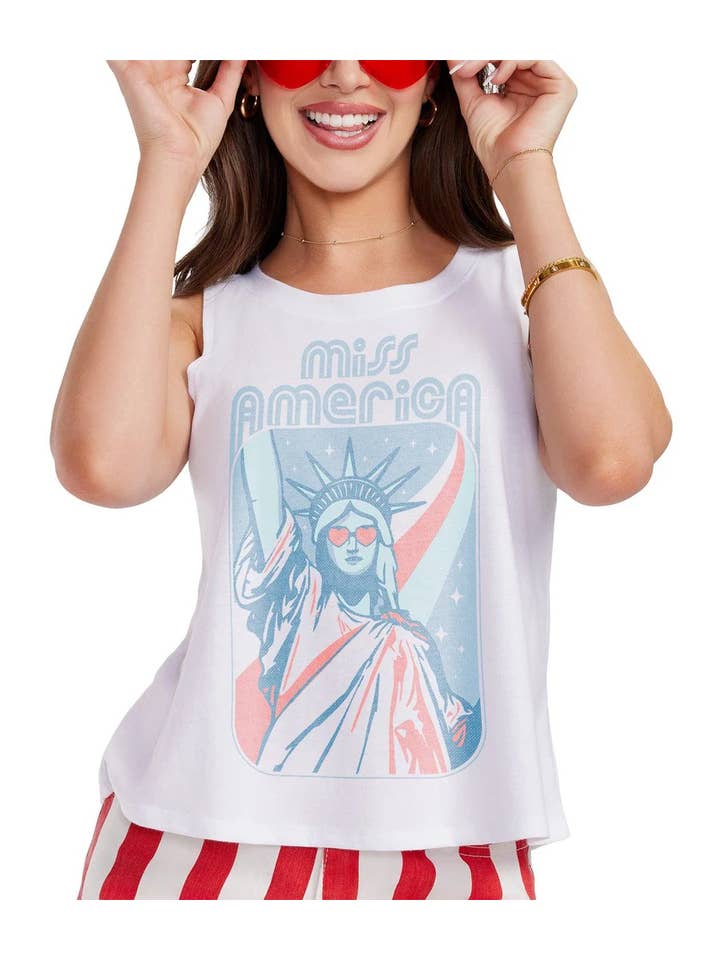 Miss America Cropped Tank