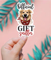 Official Gift Sniffer Dog Sticker