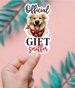 Official Gift Sniffer Dog Sticker