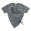 SMALL TOWN GIRL T-SHIRT: HEATHER GRAPHITE Tee