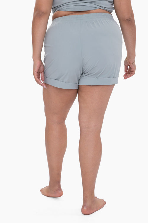 Curvy Highwaist Athleisure Shorts