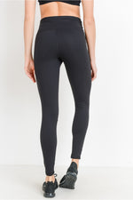 Shredded Knee Laser-Cut Leggings