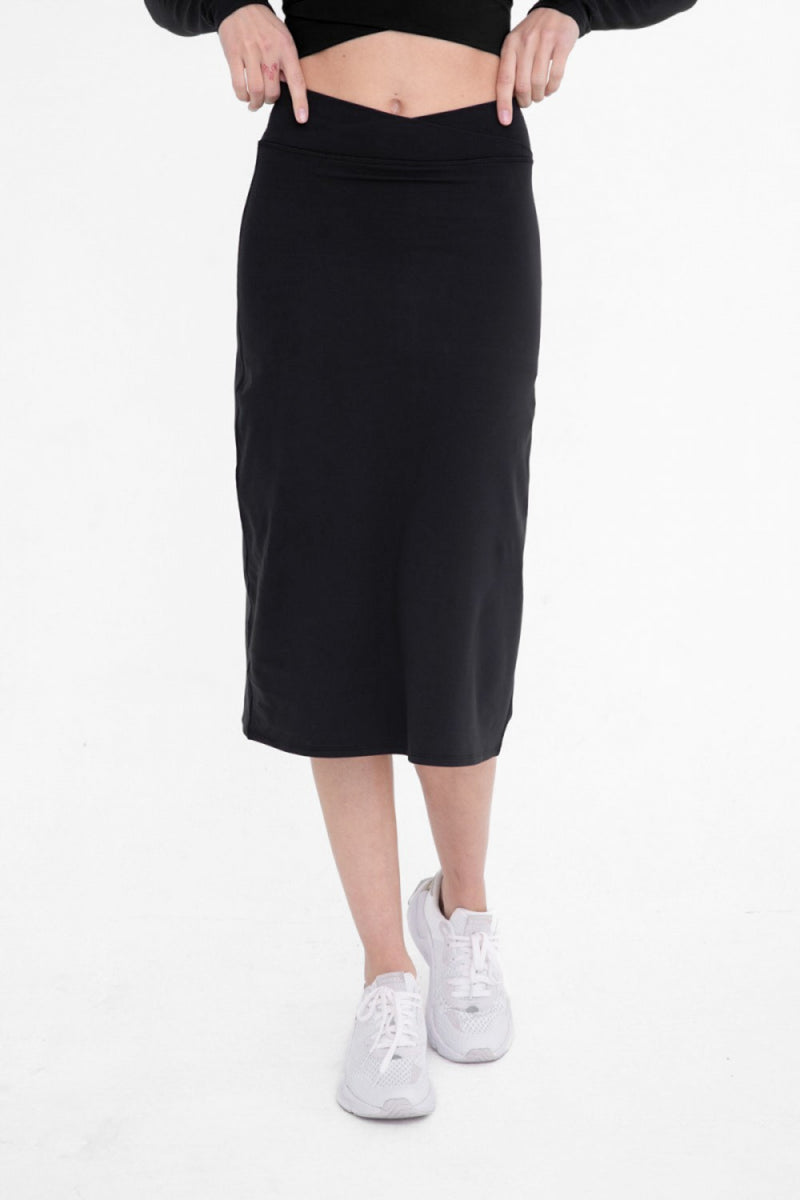 Venice Crossover Midi Skirt