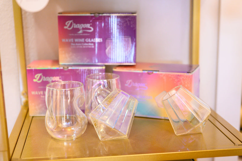Stemless Wine Glasses - The Aura Collection