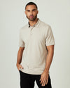 7 Diamonds Core Polo - Heather Sand