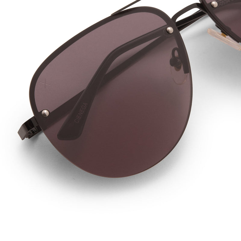 Clenega Black Grey Lens Sunglasses