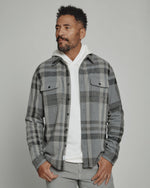 7 Diamonds Generation Plaid Shirt - Grey