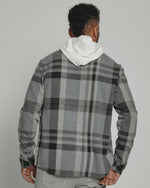 7 Diamonds Generation Plaid Shirt - Grey