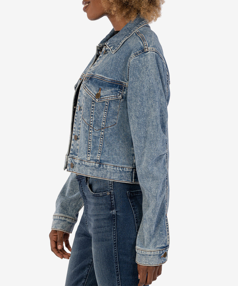 Kut Jacqueline Jean Crop Jacket