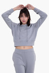 Elevated Cropped Hoodie Pullover