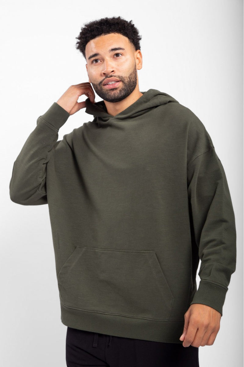 Hoodie Sweatshirt with Side Split