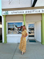 Poppy Dress - Aloha Mustard