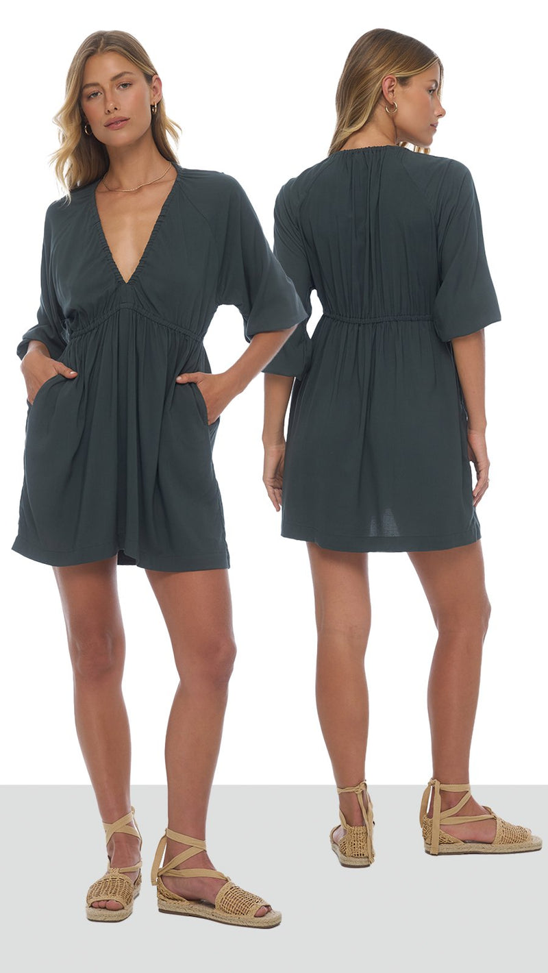 Khush Puglia Dress - Graphite