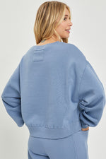 Ultra Soft Knit Lounge Shirt - BLUE