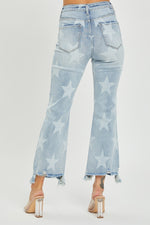 High Rise Star Crop Jean