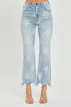 High Rise Star Crop Jean