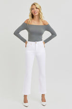 Tummy Control Elastic Band High Rise Jean