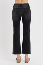 Tummy Control Mid-Rise Crop Straight Jean