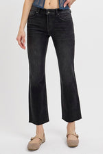 Tummy Control Mid-Rise Crop Straight Jean